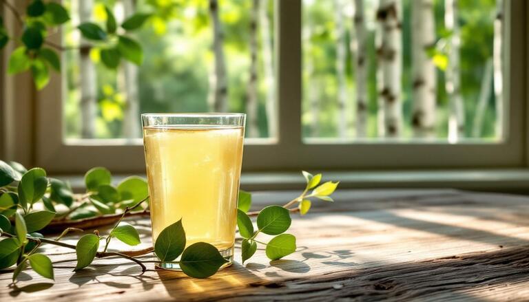 Bienfait jus de bouleau : propriétés et indications principales